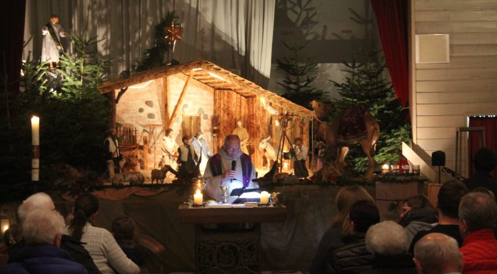 Begehbare Krippe in St. Laurentius