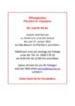 Geänderte Öffnungszeiten bus 31.01.21