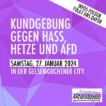Vorabankündigung Protest gegen AfD am 27.1.2024(2)