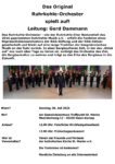 Plakat Ruhrkohleorchester beim Kirchfest 2025