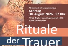 Abendmusik mit Leichenschmaus 30.08.2026, 17:00 Uhr